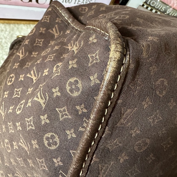 RARE Louis Vuitton Monogram Mini Lin Initiales Keepall Bag - Picture 7 of 16